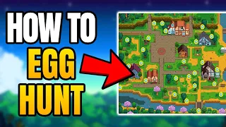 Stardew Valley - How To Win The Egg Hunt On Even Years All Easter Egg Locations Best Route