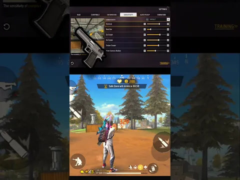NEW HEADSHOT SENSITIVITY SETTINGS | free fire setting #helpinggamer #freefiresetting