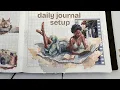 Daily Journal Pages Setup Faded Chronicle TN Undated Boho Summer by Imperfect Plans