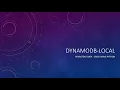 How to install AWS Dynamodb-local on windows and CRUD using Python Persistent Data