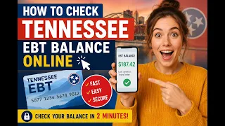 How to check Tennessee EBT balance online