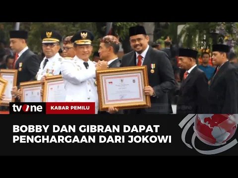 Gibran & Bobby Raih Penghargaan dari Presiden Jokowi