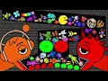 Download Lagu Stickman Vs Sprunki Vs Alphabet Lore Vs Sonic Vs Pacman - Oren Vs Raddy Eat Stickman Survival Day275
