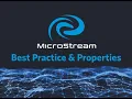 MicroStream Best Practice Configuration Settings Tutorial German