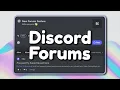 How to get Discord Forum Channels