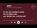 ROSALÍA, Rauw Alejandro - BESO (Letra/Lyrics)