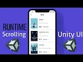 SCROLL IN UNITY at Runtime Unity Ui Element Dynamic Scroll view