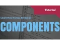 How to use Ember js Components