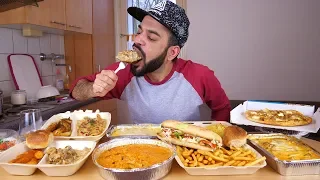 تحدي اكل كمية كبيرة من الطعام اليوناني والايطالي وجبة عائلية متنوعة بمعدل ۱٥ ۰۰۰ سعرة حرارية 
