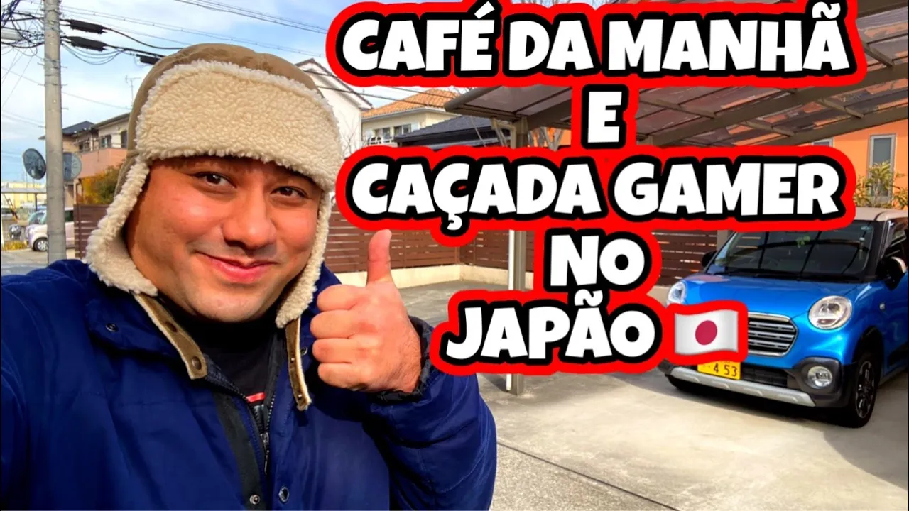CAÇADA GAMER  E  O LEGÍTIMO CAFÉ DA MANHÃ NO JAPÃO