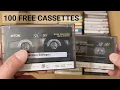 Free Cassette Haul Singles Albums Blank Cassettes