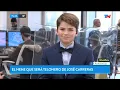 Martín Savi, a 13-year-old opera singer