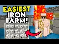 New EASIEST IRON Farm Minecraft Bedrock 26 2 1 21