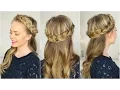 Half Up Crown Braid