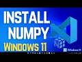 How to Install NumPy in Windows 11