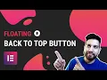 Create A Back To Top Button On Elementor Free Floating Scroll To Top