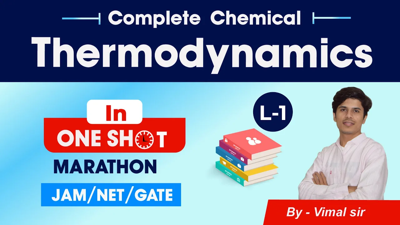 Chemical Thermodynamics in ONE SHOT|Chemical Thermodynamics for IIT JAM CSIR NET GATE MSc Chemistry