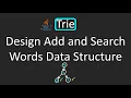 LeetCode - 211 Design Add and Search Words Data Structure Trie Java