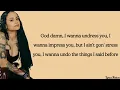 Kehlani - Water (lyrics)