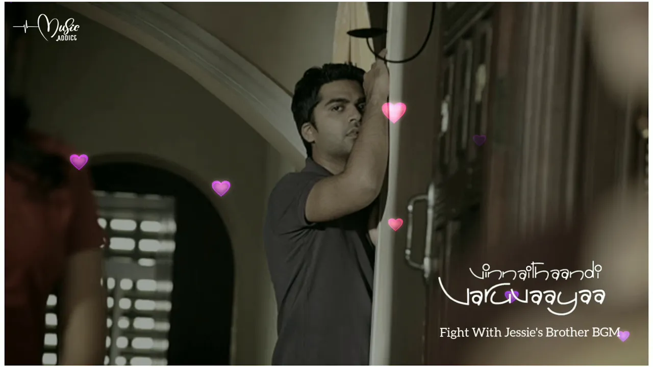 #Simbu #Trisha #ARRahman Fight With Jessie's Brother BGM | Music Addict | VinnaithaandiVaruvaayaaBGM