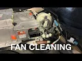 Battery cooling fan cleaning for the Lexus CT200h