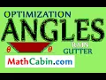 Optimization Trigonometry Angles Rain Gutter problem