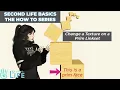 Second Life Building Basics How To Texture Prims in a Linkset
