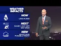 Storms near end of the week may cool down weekend less humid until then