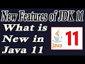 Java 11 New Features New features of JDK 11