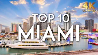 TOP 10 Things to do in MIAMI Florida Travel Guide 4K