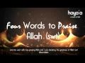 FOUR WORDS TO PRAISE ALLAH | Mufti Menk