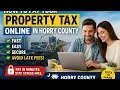 How to pay your property tax online in Horry County
