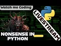 Coding all day and night Data Science Numpy Pandas Matplotlib and Pygame in Python