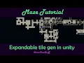 Maze Generator Tutorial - Expandable Procedural Tile system for Unity