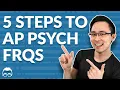AP Psychology Free Response 5 Steps to Writing FRQs in 2022 Albert