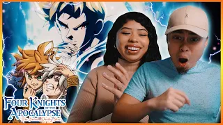 lancelot vs arthur the seven deadly sins four knight of the apocalypse season 2 episode 1 reaction