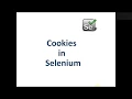 How To Handle Cookies In Selenium Webdriver Delete Cookies Java