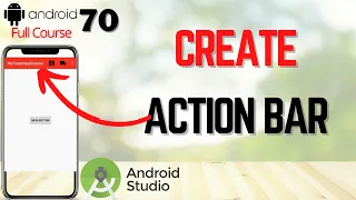 How to create Action Bar in Android Studio Add Custom Toolbar bar in Android Studio Tutorial