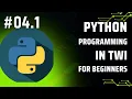 Python Programming In Twi Day 4 1 - Oerators Arithmetic Operators