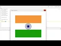 Create Indian Flag Using Python Turtle watch it