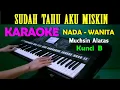 Download Lagu SUDAH TAU AKU MISKIN - Muchsin Alatas | KARAOKE Nada Wanita, HD