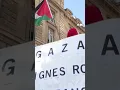 Download Lagu Pro-Palestine protesters form human red line in Paris in show of support for Gaza