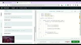 Java Exception Handling Try Catch HackerRank