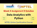 Data Analytics with Python Week 9 Assignment 9 Solution NPTEL Swayam Jan-Jul 2023