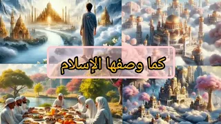 وصف الجنة بالذكاء الاصطناعي رحلة مذهلة تخطف الأبصار 