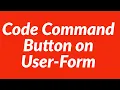 How to code command button of user-form to create database