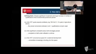 25th National VET Research Conference Address by Professor John Buchanan