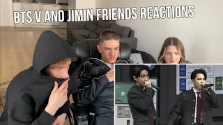 Download Reacting To BTS JIMIN,V|- Friends- LIVE PERFORMANCE MP3