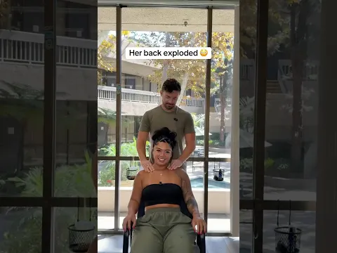 It’s been a while since Angela’s last adjustment #chiropractor #chiro #adjustment