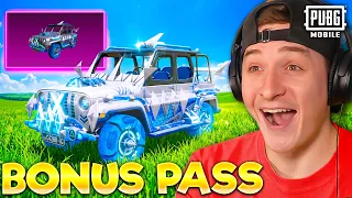 MAXED A20 BONUS PASS - New Best UAZ SKIN?! PUBG MOBILE